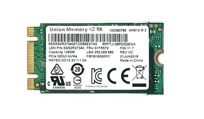 SSD накопичувач Union Memory AM620 256GB PCIe NVMe M.2 Gen3x4 (RPJTJ256MEE1OWX)