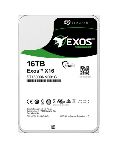 Жорсткий диск Seagate Exos X16 16TB 7200rpm SAS 12 Gbit/s (ST16000NM001G)