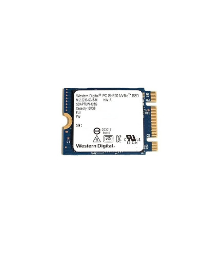 SSD накопичувач WD PC SN520 128GB PCIe NVMe M.2 (SDAPTUW-128G)