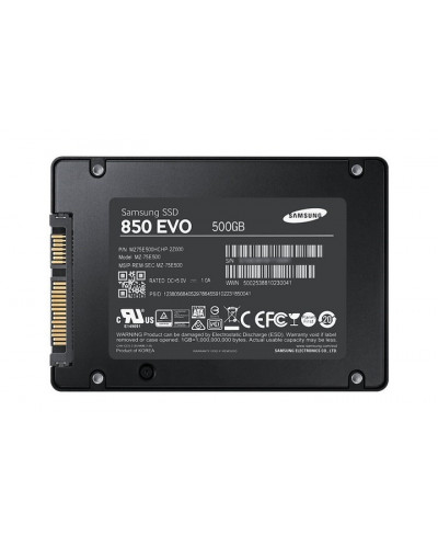 SSD накопичувач Samsung 850 EVO 500GB 2.5" SATA III (MZ-75E500/AM)