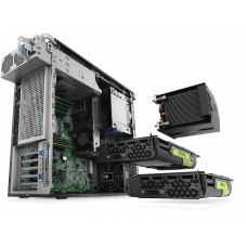 Робоча станція Dell Precision T5820 ( Xeon W-2125 32GB DDR4 NVME SSD 256GB QP2000 )