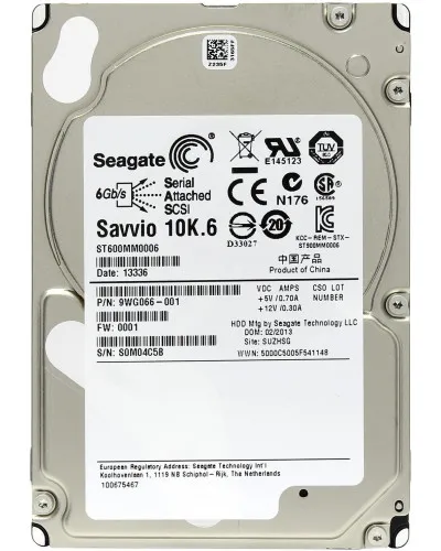 Жорсткий диск Seagate Savvio 600Gb 10000rpm SAS 6 Gbit/s (ST600MM0006)