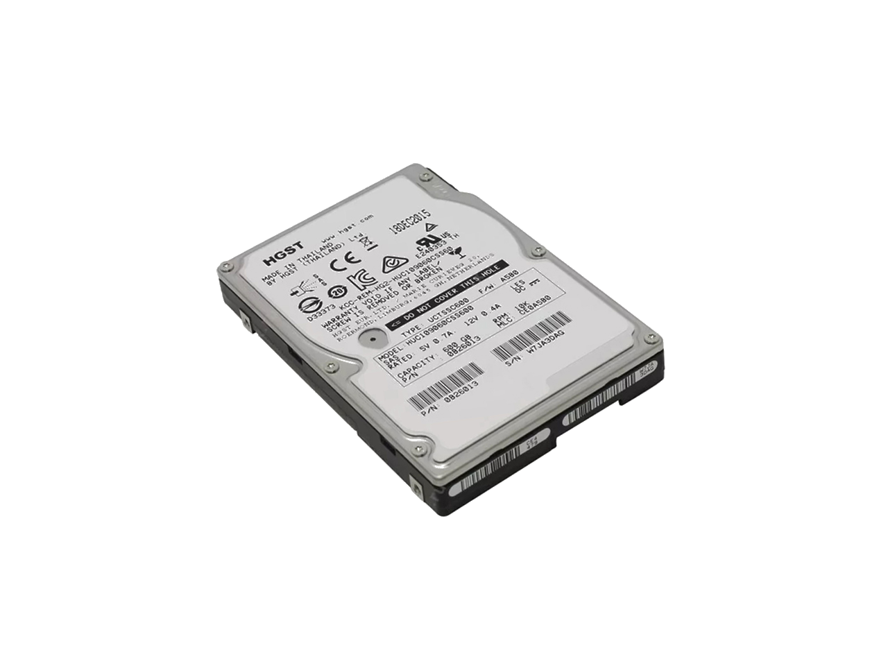 Жорсткий диск HGST Ultrastar C10K900 600Gb 10000rpm SAS 6 Gbit/s (HUC109060CSS600)