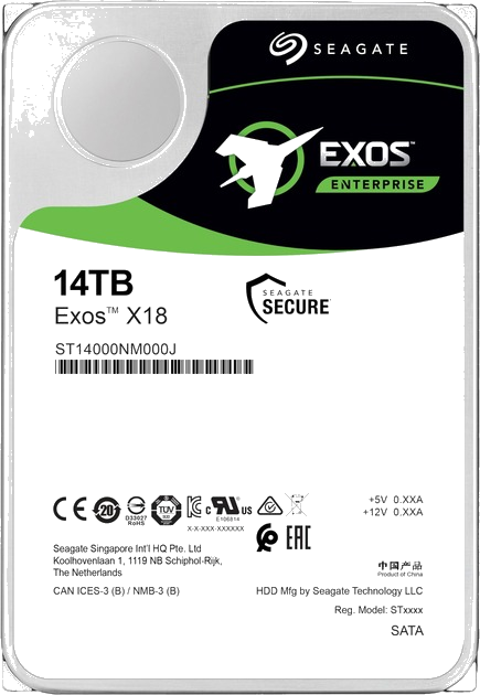 Жорсткий диск Seagate Exos X14 14TB 7200rpm SAS 12 Gbit/s (ST14000NM0008)