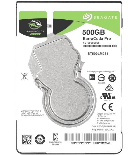 Жорсткий диск Seagate BarraCuda 500Gb 7200rpm SATA III (ST500LM034)