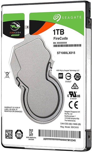 Жорсткий диск Seagate FireCuda SHDD 1TB 5400rpm SATA III (ST1000LX015)
