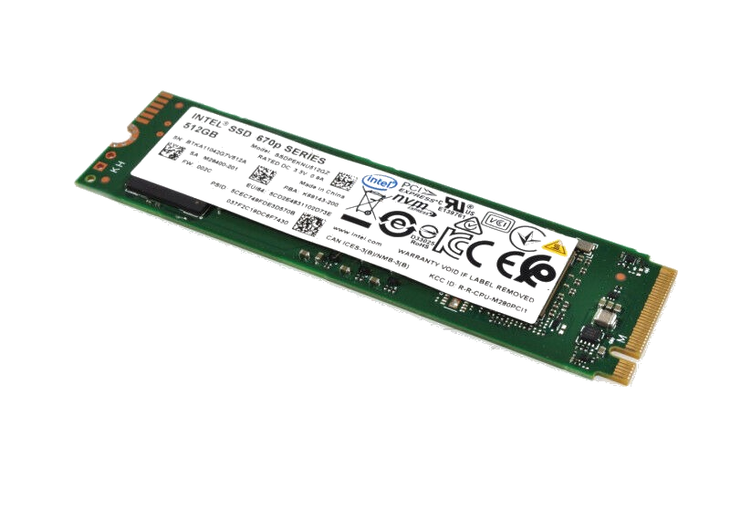 SSD накопичувач Intel 660P 512GB PCIe NVMe M.2 Gen3x4 (SSDPEKNW512G8H)