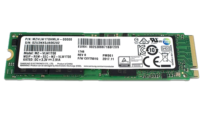 SSD накопичувач Samsung PM961 512Gb NVMe M.2 Gen3x4 (MZVLW512HMJP-000L7)