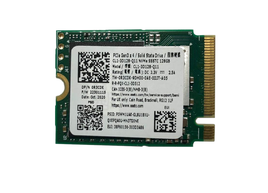 SSD накопичувач Lite-On 128GB PCIe NVMe M.2 Gen3x4 (CL1-3D128-Q11)