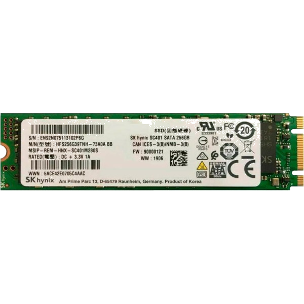 SSD накопичувач SK hynix SC401 256Gb 6G SATA M.2 2280 (HFS256G39TNH-73A0A)