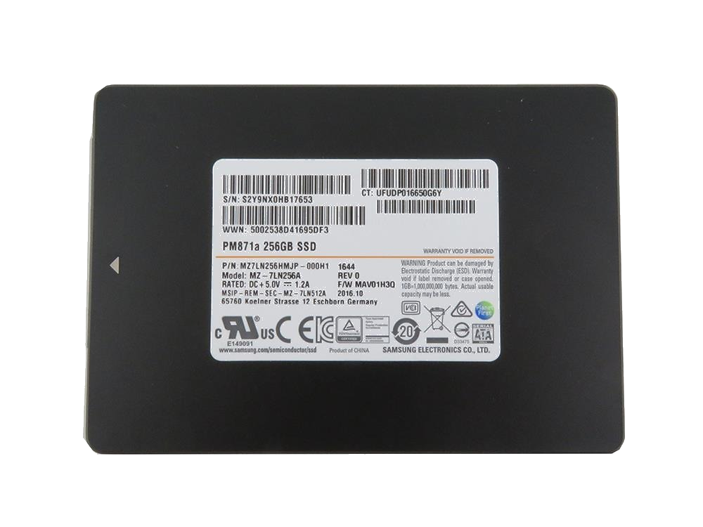 SSD накопичувач Samsung PM871a 256GB 2.5" SATA III (MZ7LN256HMJP)