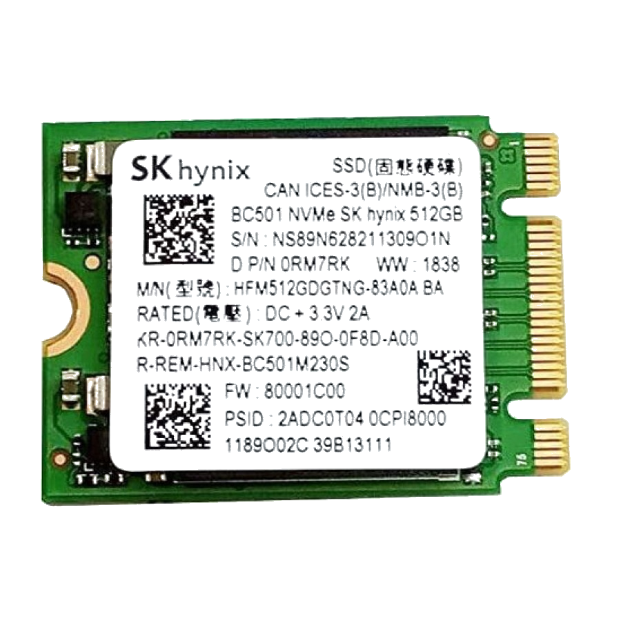 SSD накопичувач SKhynix BC501 128GB PCIe NVMe M.2 2230 (HFM128GDGTNG-83A0A)