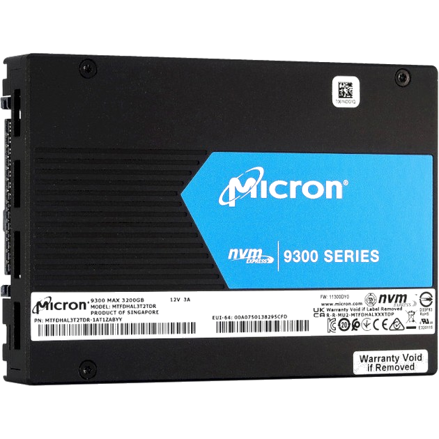 SSD накопичувач Micron 9300 MAX 12,8tb U.2 NVME