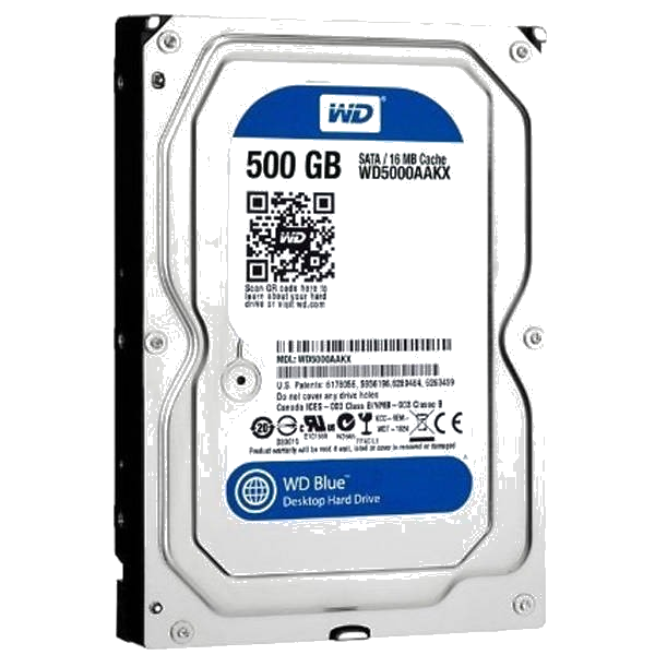 Жорсткий диск Western Digital Blue 500GB 7200rpm 32MB (WD5000AAKX) 3.5 SATA III