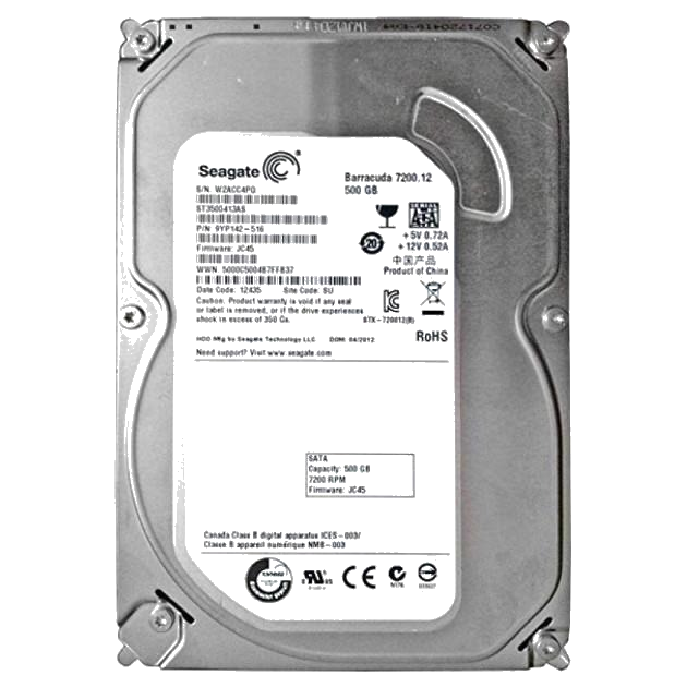 Жорсткий диск Seagate BarraCuda 500GB 7200rpm 16MB (ST3500413AS) 3.5 SATA III