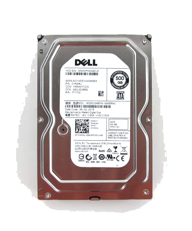 Жорсткий диск Dell (Seagate BarraCuda) 500GB 7200rpm 64MB (01KWKJ / ST1000DM003) 3.5" SATA III