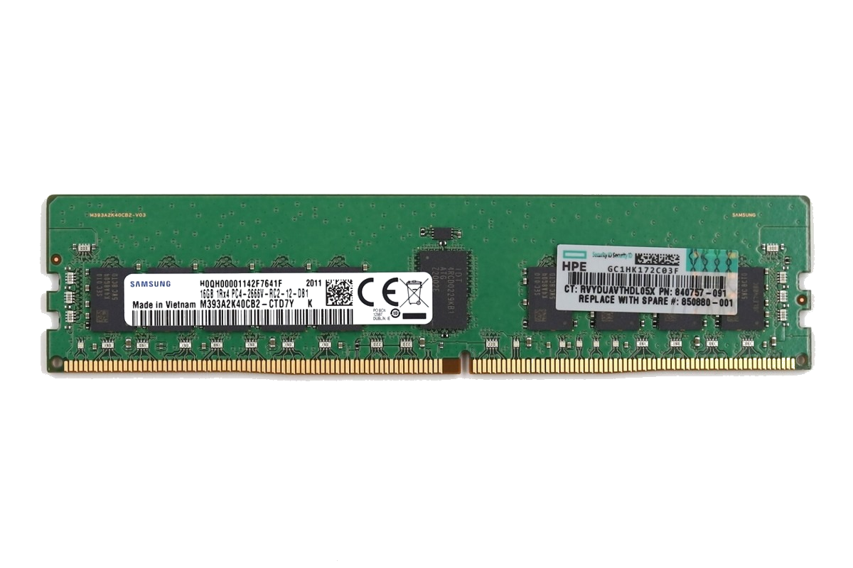 Оперативна пам'ять Samsung 16GB 1Rx4 PC4-2666V-RC2-12-DB1