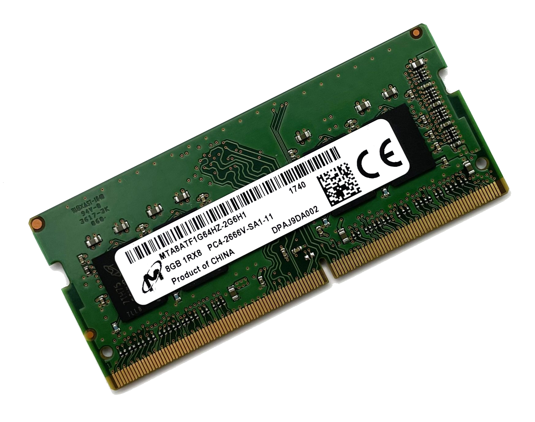 Оперативна пам'ять Micron 8GB 1Rx8 PC4-2666V-SA1-11