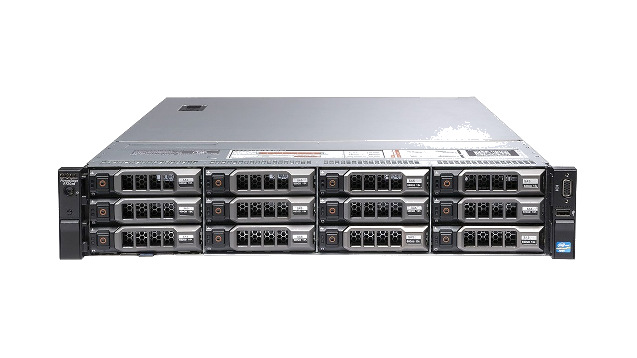 Сервер Dell PowerEdge R730XD 12LFF + 2SFF ( 2x E5-2640v4 32GB DDR4 H730 MM I350/X540 2x 750W Platinum )